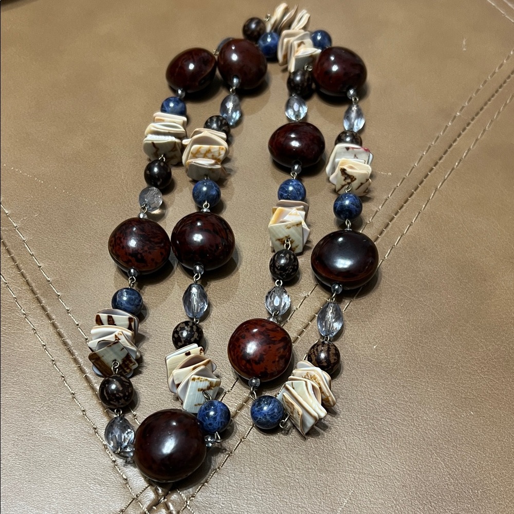 Elegant Multi-Color Beaded Necklace